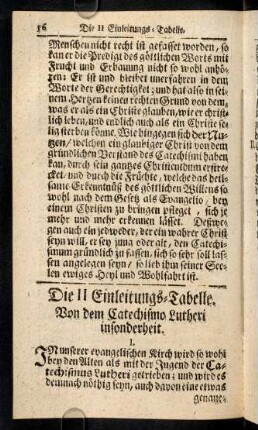 56-74, Die II. Einleitungs-Tabelle