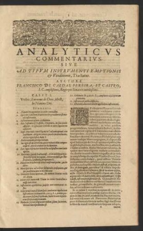 Caput I. Verbo, Em nome de Deos, id est, In Nomine Dei