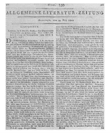Nationalchronik der Teutschen. Jg. 1801-1802. Eine politische Zeitung. Hrsg. von J. G. von Pahl. Ellwangen: Ritter 1801-1802