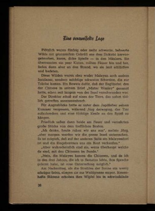 Eine verzweifelte Lage