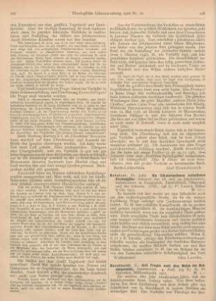 228 [Rezension] Buholzer, Josef, Die Säkularisation katholischer Kirchengüter während des 18. u. 19. Jahrh., insbesondere in Frankreich, Deutschland, Österreich u. der Schweiz
