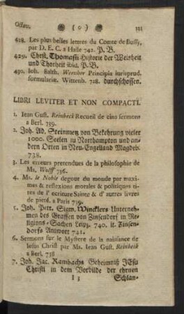 Libri Leviter Et Non Compacti.