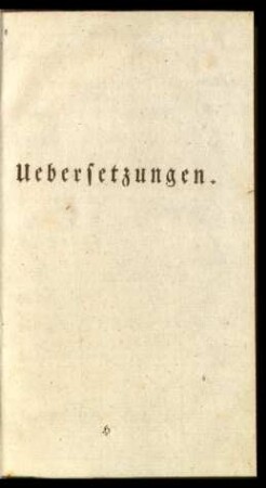 Uebersetzungen