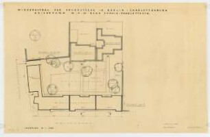 Wohnhäuser Kaiserdamm 10-12 / Sophie-Charlottenburg-Straße 73-74, Berlin-Charlottenburg: Lageplan 1:250
