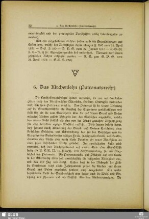 6. Das Kirchenlehn (Patronatsrecht)