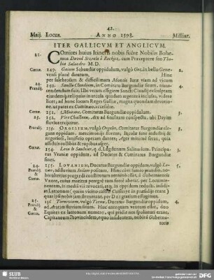 Iter Gallicum Et Anglicum