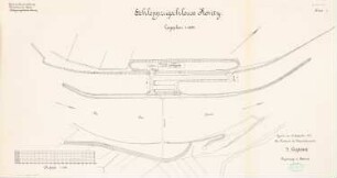 Schleppzugschleuse, Konty: Lageplan 1:1000