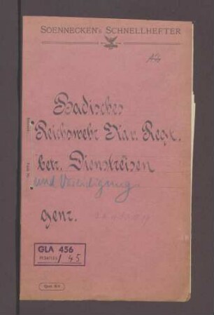 Vereidigung von Angehörigen des Badischen Reichswehr-Kavallerie-Regiments 113