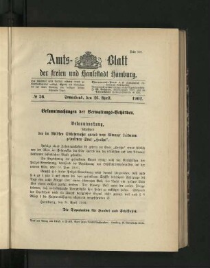 No. 56. 26. April. 1902.