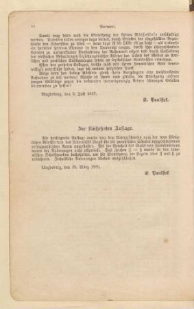 Zur fünfzehnten Auflage