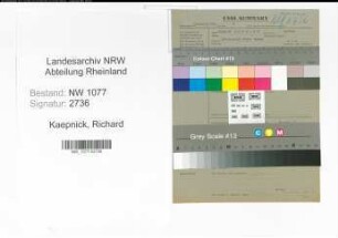 Entnazifizierung Richard Kaepnick , geb. 00.00.0000 (Polizist)