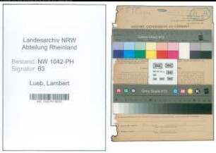 Entnazifizierung Lambert Lueb , geb. 17.07.1907 (Arzt)