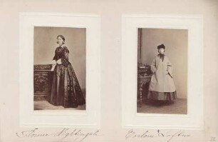 links: Florence Nightingale rechts: Exeline Loftius