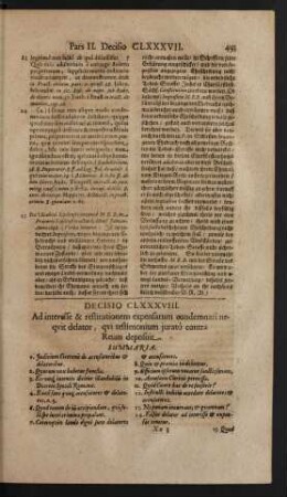 Decisio CLXXXVIII.