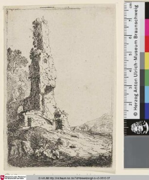 [Teile der Mauern Roms; Parts of the walls in Rome]