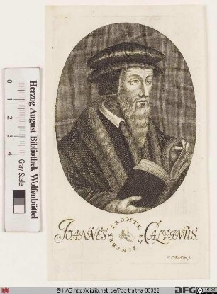 Bildnis Johannes Calvin (eig. Jean Cauvin)