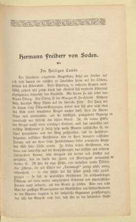 Hermann Freiherr von Soden