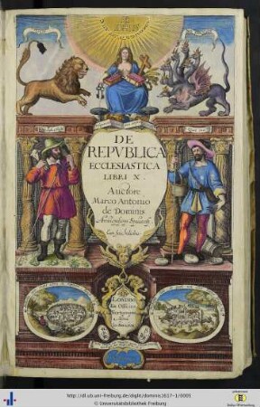 Pars I. Continens Libros I. II. III. IV.: De Repvblica Ecclesiastica Libri X