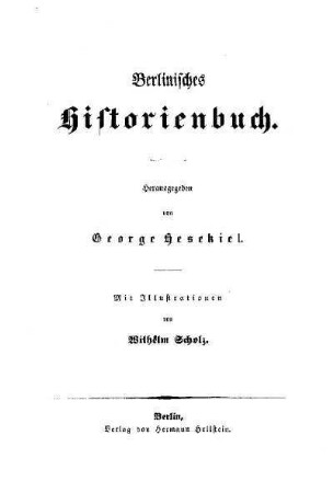 Berlinisches Historienbuch