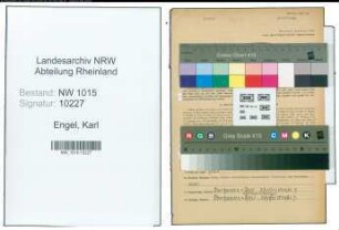Entnazifizierung Karl Engel , geb. 23.01.1894 (Stadtinspektor)
