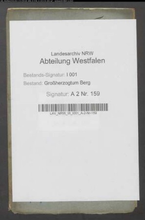 Reparatur des Pastorats und der Kirche der reformierten Gemeinde zu Hagen