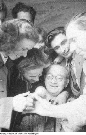 Leipzig. 3. Parlament der Freien Deutschen Jugend (FDJ), Gerhart Eisler, Pfingsten 1949