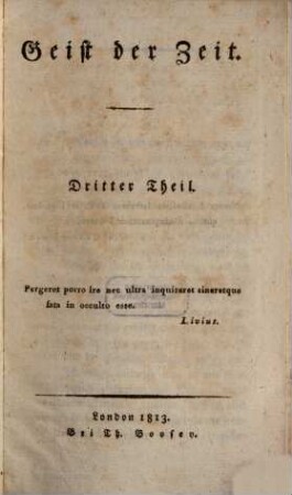 Geist der Zeit, 3