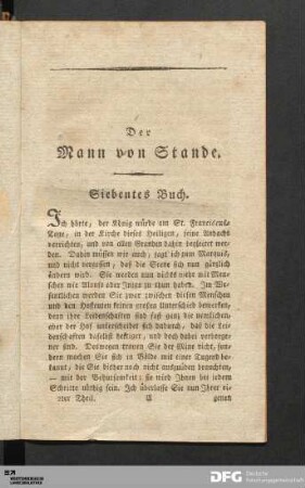 Siebentes Buch.