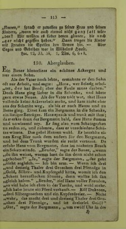 150. Aberglauben