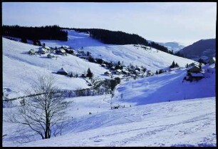 Todtnauberg: Gesamtansicht mit Tal, von der Büreten