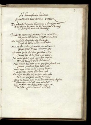 Widmungsgedicht