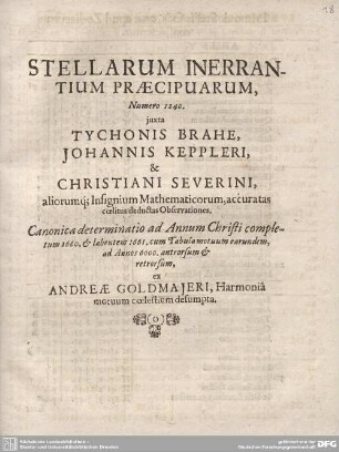STELLARUM INERRANTIUM PRAECIPUARUM, Numero 1240.