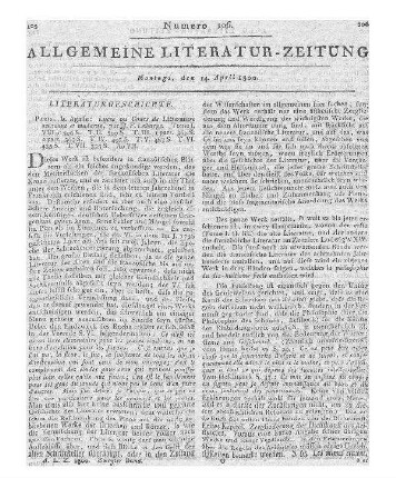LaHarpe, J. F. de: Lycée ou cours de littérature ancienne et moderne. T. 1-7. Paris: Agasse [1799]
