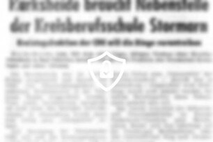 Harksheide braucht Nebenstelle der Kreisberufsschule Stormarn