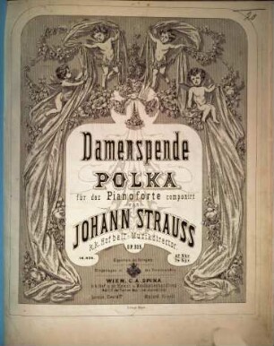 Damenspende : Polka für d. Pianoforte ; op. 305