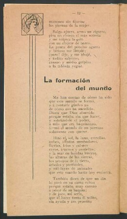 La formación del mundo