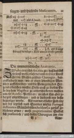 No. 7. Die unmenschliche Anatomie
