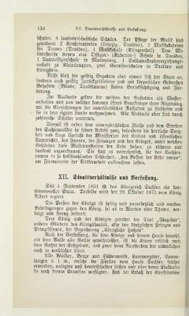 XII. Staatsverhältnisse und Verfassung