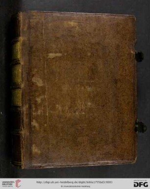 Band 3: Biblia Sacra Vvlgatae Editionis: Sixti V. Pontif. Max. Jvssv Recogn. Et Clement. VIII. Avctoritate Edita; Versibvs Distinctis Et Capitvm Argvmentis Avcta: Continens Librum Paralipomenon I. & II., Esdrae I. & II., Tobiae, Judith, Esther, Jobi