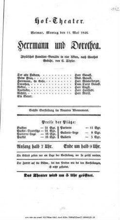 Herrmann und Dorothea