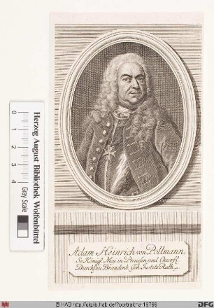 Bildnis Adam Heinrich Pollmann (1740 von)