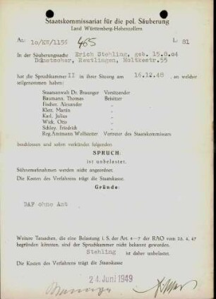 Stehling, Erich