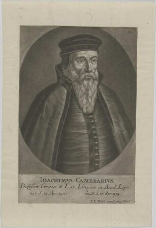 Bildnis des Ioachimvs Camerarivs