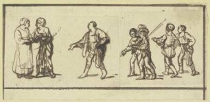 Sieben kleine Figuren