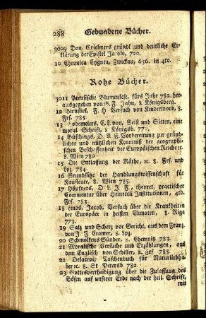 Rohe Bücher.
