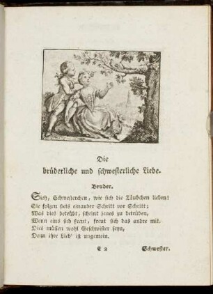 25. Die brüderliche und schwesterliche Liebe. - 41. Das unverhofte Wiedersehn.
