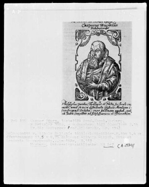 Caspar Sturm, Marburger Professor der Theologie