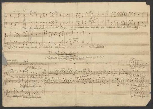 Die lustige Hochzeit; Coro