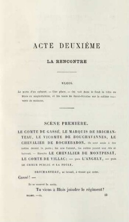Acte deuxième. La rencontre