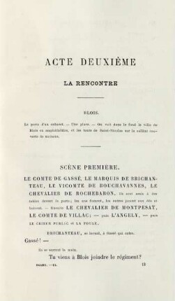 Acte deuxième. La rencontre